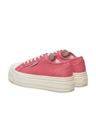 TOMMY HILFIGER TJW FOXING Sneakers platform in tessuto preppy pink - Scarpe Donna - 5
