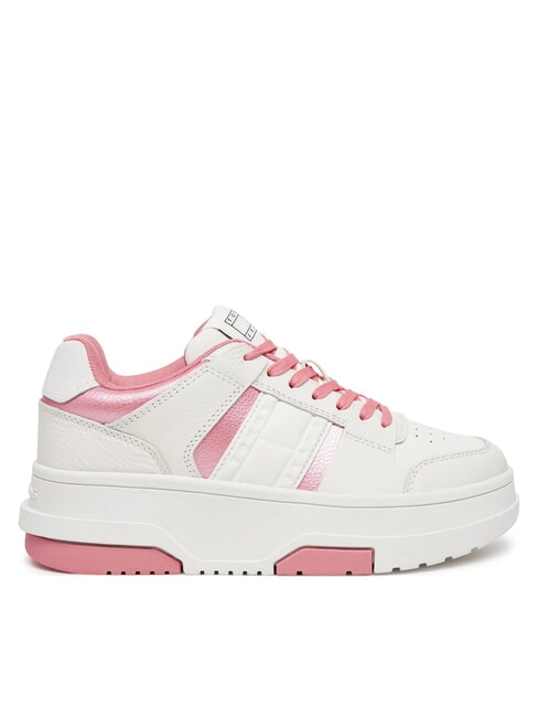 TH BROOKLYN Sneakers flatform in pelle preppy pink - Scarpe Donna
