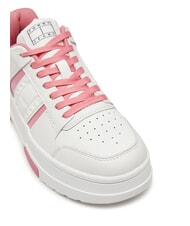 TOMMY HILFIGER TH BROOKLYN Sneakers flatform in pelle preppy pink - Scarpe Donna - 3