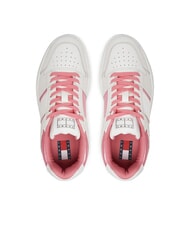 TOMMY HILFIGER TH BROOKLYN Sneakers flatform in pelle preppy pink - Scarpe Donna - 4