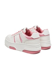 TOMMY HILFIGER TH BROOKLYN Sneakers flatform in pelle preppy pink - Scarpe Donna - 5