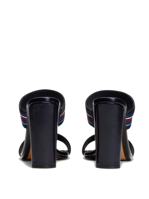 SLIDE Sandali alti con nastro logato space blue - Scarpe Donna