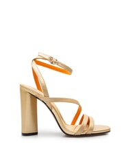 TOMMY HILFIGER TH GOLD BLOCK Sandali alti in pelle - Scarpe Donna