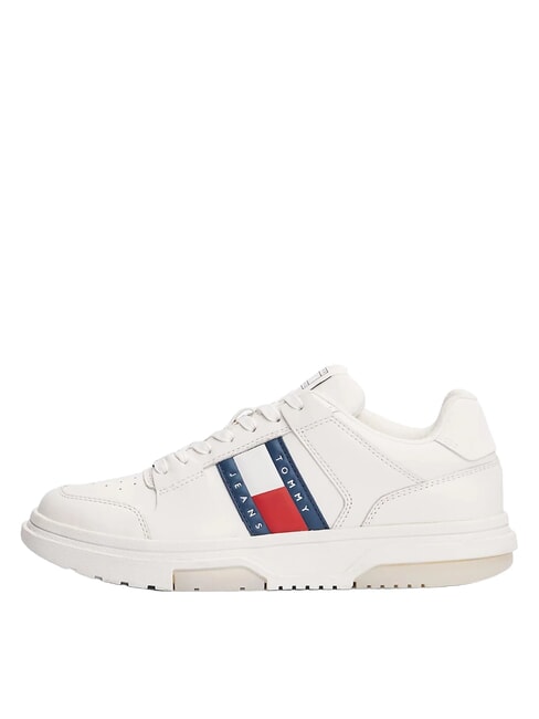 BROOKLYN ESSENTIAL Sneakers donna in pelle ecru - Scarpe Donna