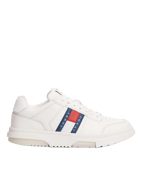 BROOKLYN ESSENTIAL Sneakers donna in pelle ecru - Scarpe Donna