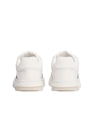 TOMMY HILFIGER BROOKLYN ESSENTIAL Sneakers donna in pelle ecru - Scarpe Donna - 5