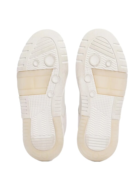 BROOKLYN ESSENTIAL Sneakers donna in pelle ecru - Scarpe Donna