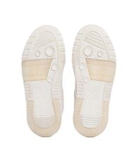 TOMMY HILFIGER BROOKLYN ESSENTIAL Sneakers donna in pelle ecru - Scarpe Donna - 6