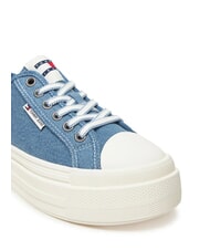 TOMMY HILFIGER TJW FOXING Sneakers platform in tela denim - Scarpe Donna - 3