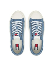 TOMMY HILFIGER TJW FOXING Sneakers platform in tela denim - Scarpe Donna - 4