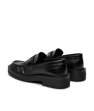 TOMMY HILFIGER TJW ORIGIN LOAFER Mocassini donna in pelle black - Scarpe Donna - 5