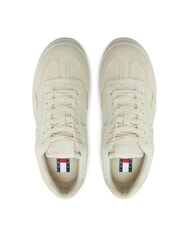 TOMMY HILFIGER GREENWICH Sneakers flatform in pelle suede newsprint - Scarpe Donna - 5