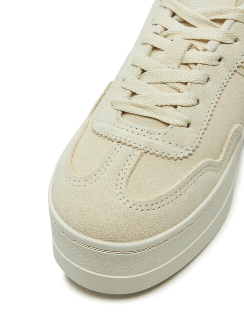 GREENWICH Sneakers flatform in pelle suede newsprint - Scarpe Donna