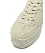 TOMMY HILFIGER GREENWICH Sneakers flatform in pelle suede newsprint - Scarpe Donna - 3