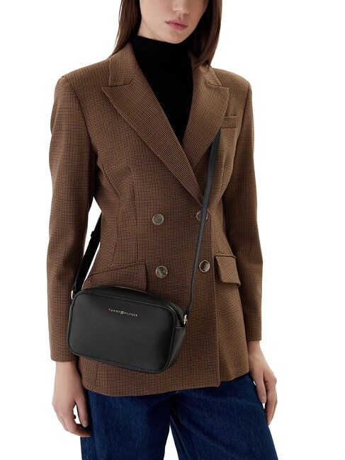 TH LOGO Mini Bag a tracolla black - Borse Donna