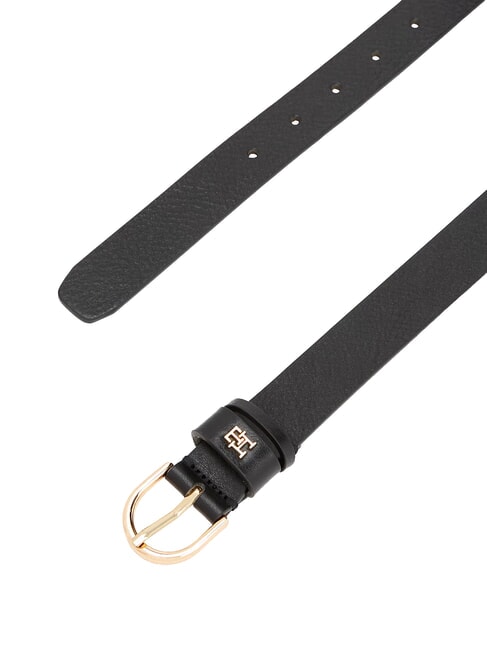 ESSENTIAL EFFORTLESS Cintura in pelle Made in Italy black - Cinture