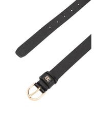 TOMMY HILFIGER ESSENTIAL EFFORTLESS Cintura in pelle Made in Italy black - Cinture - 2
