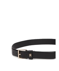 TOMMY HILFIGER TH SQUARE Cintura in pelle black - Cinture - 3