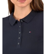 TOMMY HILFIGER TH Polo a maniche corte da donna desert sky - Polo Donna - 4