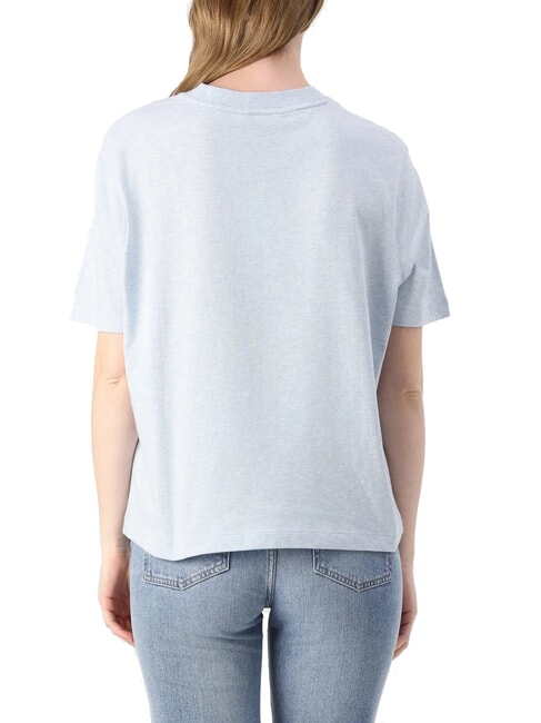 OUTLINE FLAG TEE T-shirt a maniche corte regular fit ice blue heather - T-shirt e Top Donna