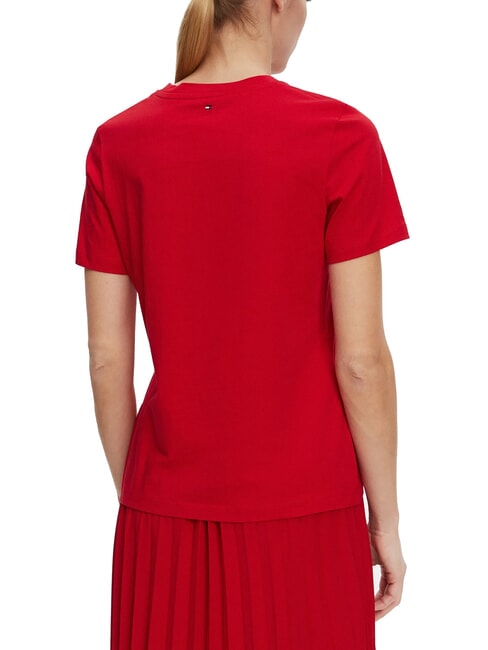 TH T-shirt a manica corta regular fit primary red - T-shirt e Top Donna
