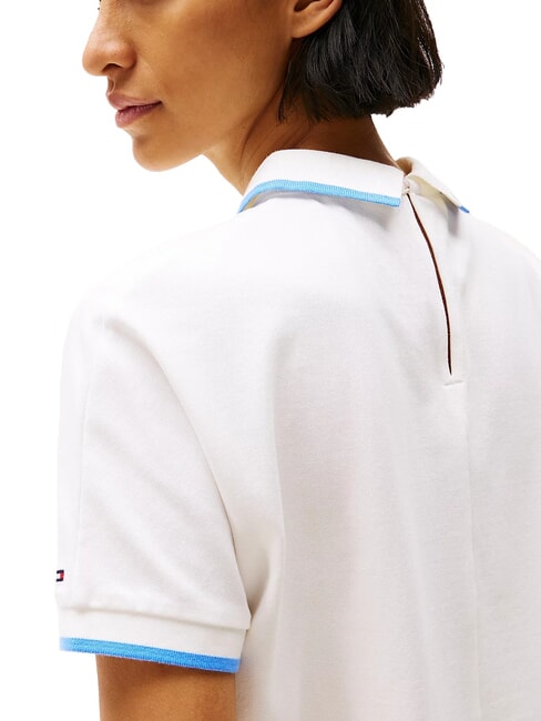 TH Polo a maniche corte da donna ecru - Polo Donna