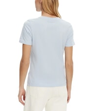 TOMMY HILFIGER TH T-shirt a maniche corte con stampa breezy blue - T-shirt e Top Donna - 2