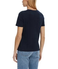 TOMMY HILFIGER TH T-shirt a maniche corte con stampa dark night navy - T-shirt e Top Donna - 2