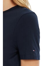 TOMMY HILFIGER TH T-shirt a maniche corte con stampa dark night navy - T-shirt e Top Donna - 4