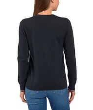 TOMMY HILFIGER TH Pullover da donna scollo a V ck black - Maglie Donna - 2