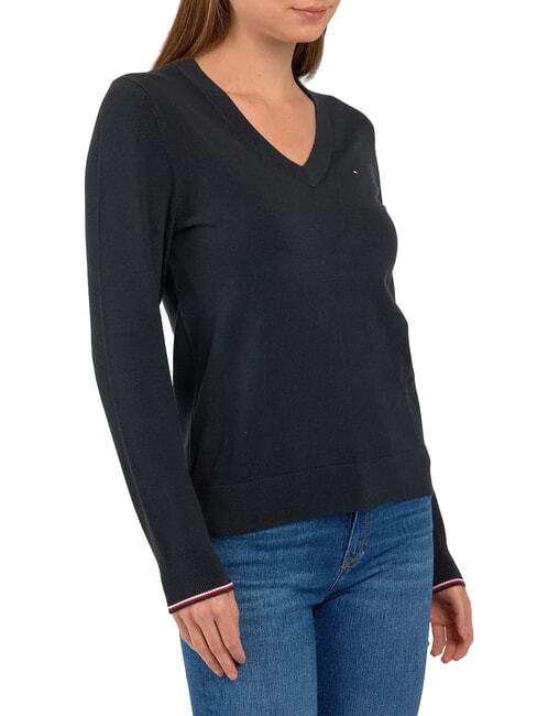 TH Pullover da donna scollo a V ck black - Maglie Donna