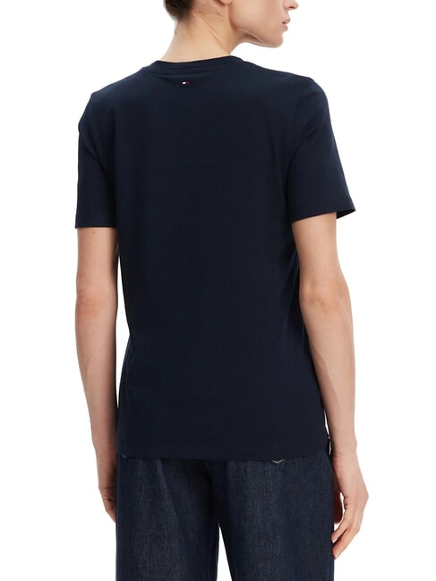 TH T-shirt a manica corta regular fit dark night navy - T-shirt e Top Donna