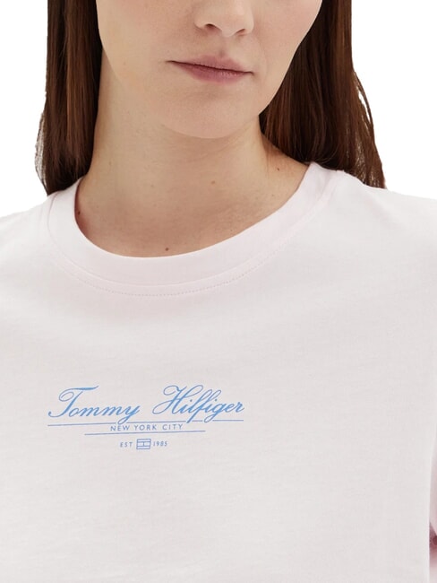 TH T-shirt a maniche corte con stampa light pink - T-shirt e Top Donna