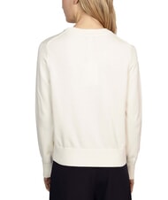 TOMMY HILFIGER TH Maglione girocollo con logo ivory petal - Maglie Donna - 3
