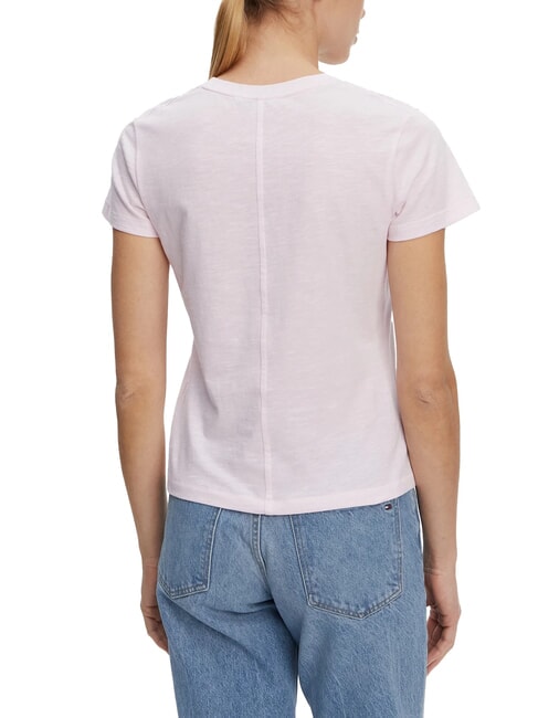 SLUB T-shirt manica corta in cotone light pink - T-shirt e Top Donna