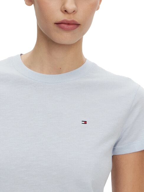 SLUB T-shirt manica corta in cotone breezy blue - T-shirt e Top Donna