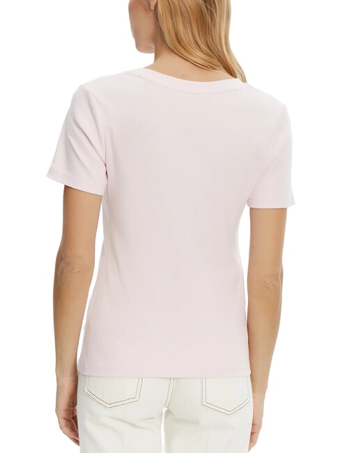 TH T-shirt a manica corta scollo a V light pink - T-shirt e Top Donna