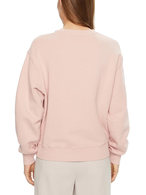 MODERN SCRIPT Felpa donna a girocollo foggy pink - Felpe Donna
