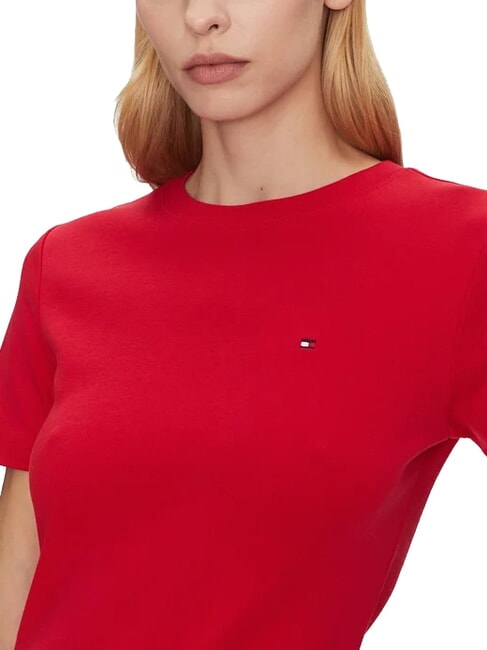 TH T-Shirt in cotone primary red - T-shirt e Top Donna