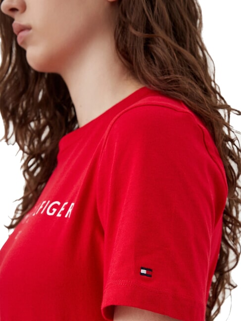 TH 1985 T-Shirt in cotone primary red - T-shirt e Top Donna