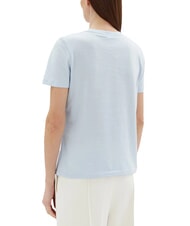 TOMMY HILFIGER TH 1985 T-Shirt in cotone breezy blue - T-shirt e Top Donna - 2