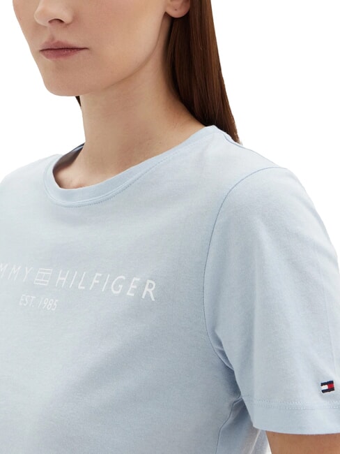 TH 1985 T-Shirt in cotone breezy blue - T-shirt e Top Donna