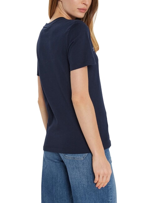 TH 1985 T-Shirt in cotone dark night navy - T-shirt e Top Donna
