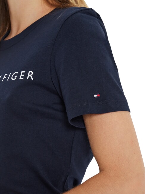 TH 1985 T-Shirt in cotone dark night navy - T-shirt e Top Donna