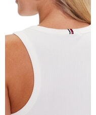 TOMMY HILFIGER TH Canotta ecru - T-shirt e Top Donna - 4