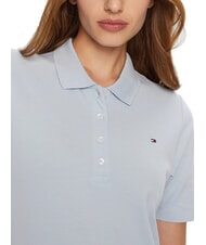 TOMMY HILFIGER TH 1985 Polo donna a maniche corte breezy blue - Polo Donna - 3