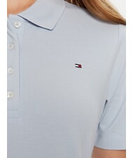 TOMMY HILFIGER TH 1985 Polo donna a maniche corte breezy blue - Polo Donna - 4