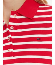 TOMMY HILFIGER TH 1985 Polo donna a maniche corte medium red/white - Polo Donna - 4