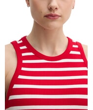 TOMMY HILFIGER TH Canotta medium red/white - T-shirt e Top Donna - 3