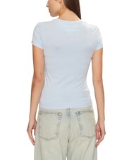 TOMMY HILFIGER TH JEANS T-shirt manica corta ricamo logo sweet blue - T-shirt e Top Donna - 2